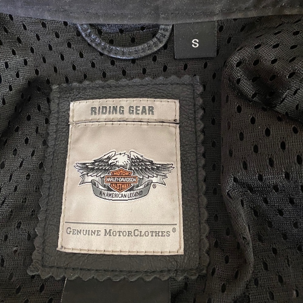 Harley Davidson Miss Enthusiast Leather Jacket EUC​​​​​​​​ - Picture 9 of 9